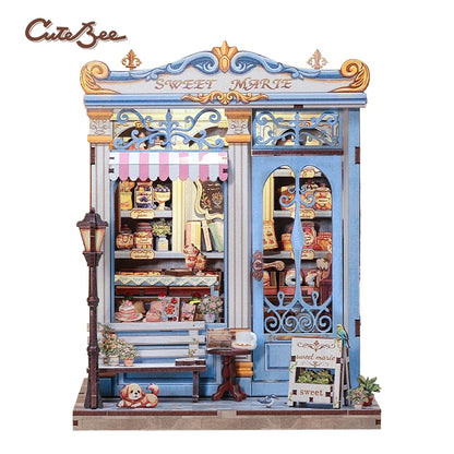 CUTE BEE Sweet Marie Pastry Shop Book Nook