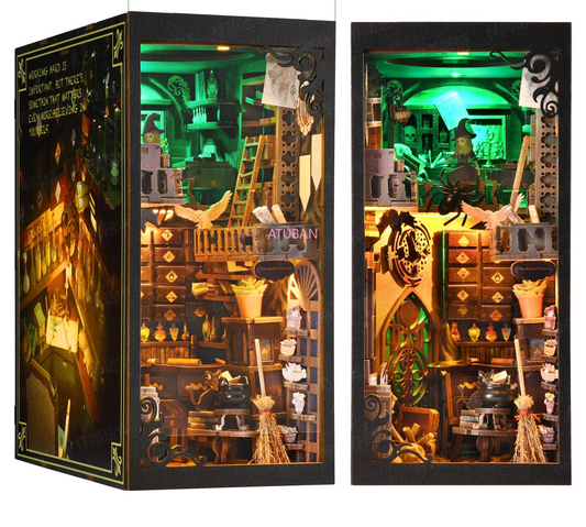 Arcane Wizard’s Study Book Nook