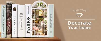 Sunlit Coffee Shop Book Nook