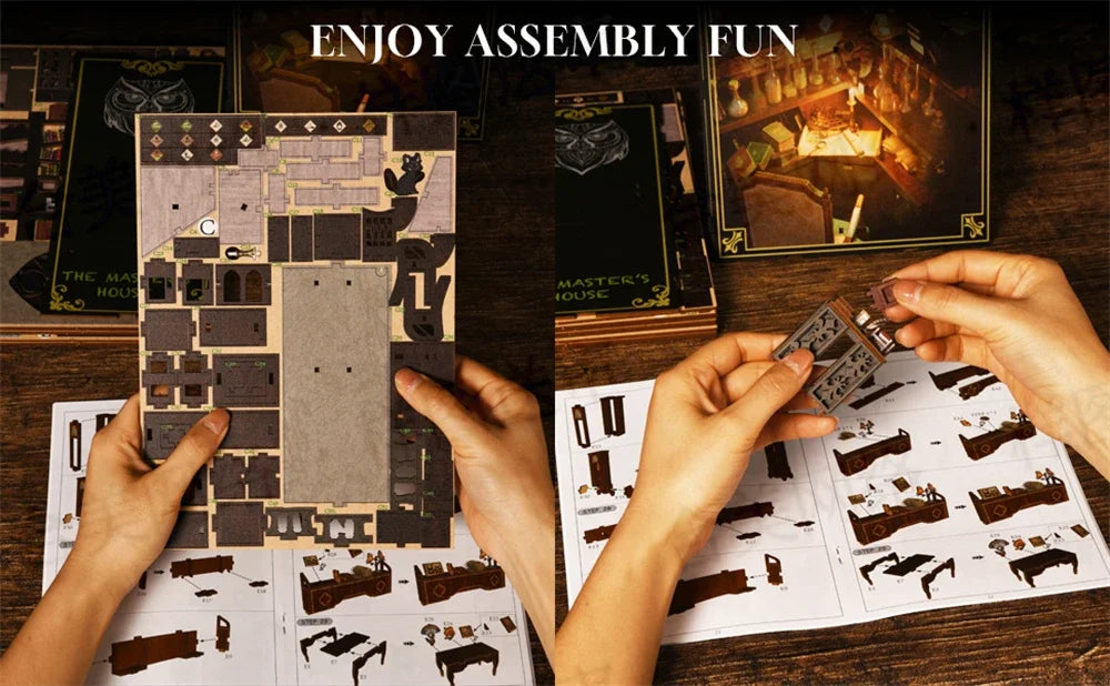 Arcane Wizard’s Study Book Nook