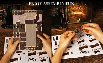 Arcane Wizard’s Study Book Nook