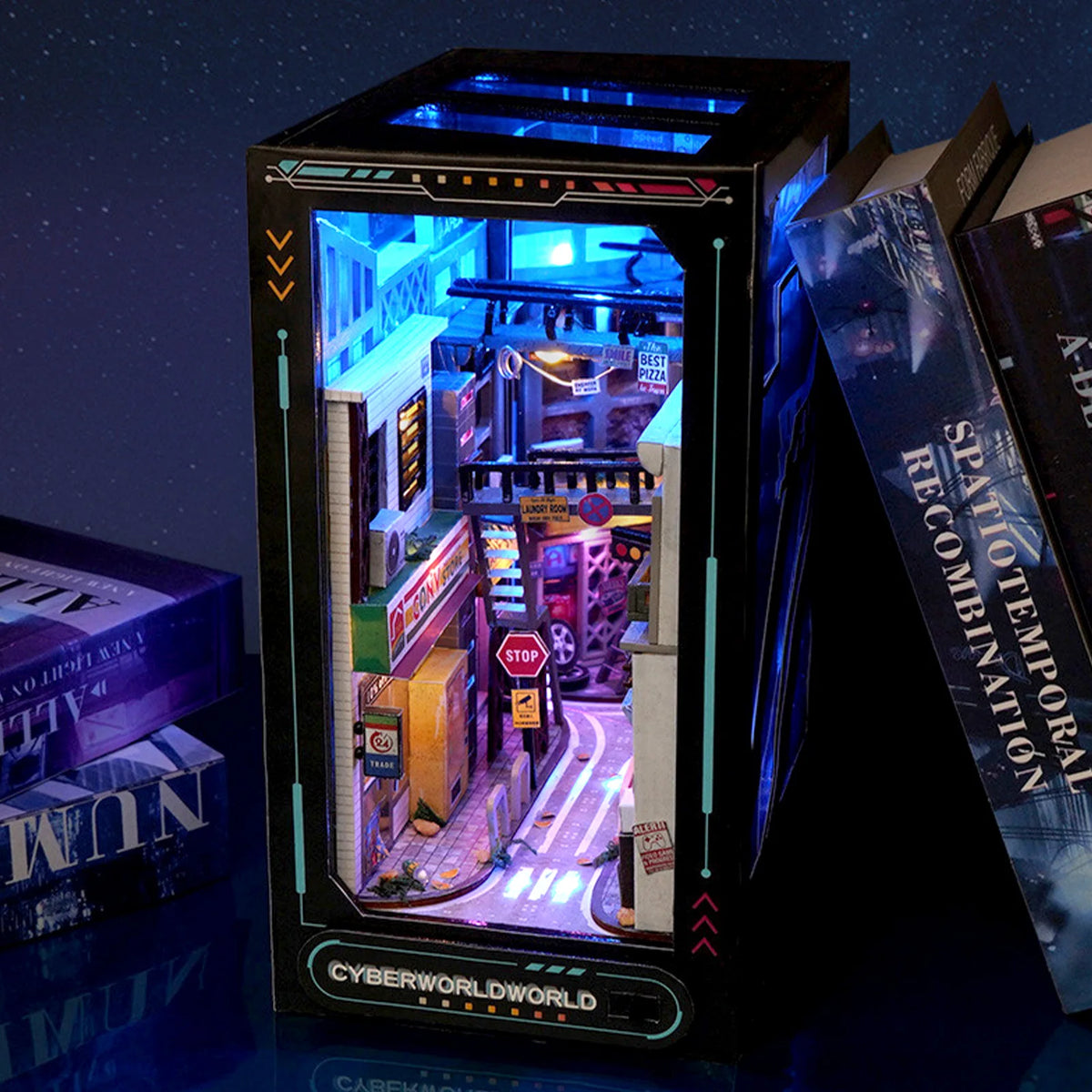 Cyber Night Market Book Nook