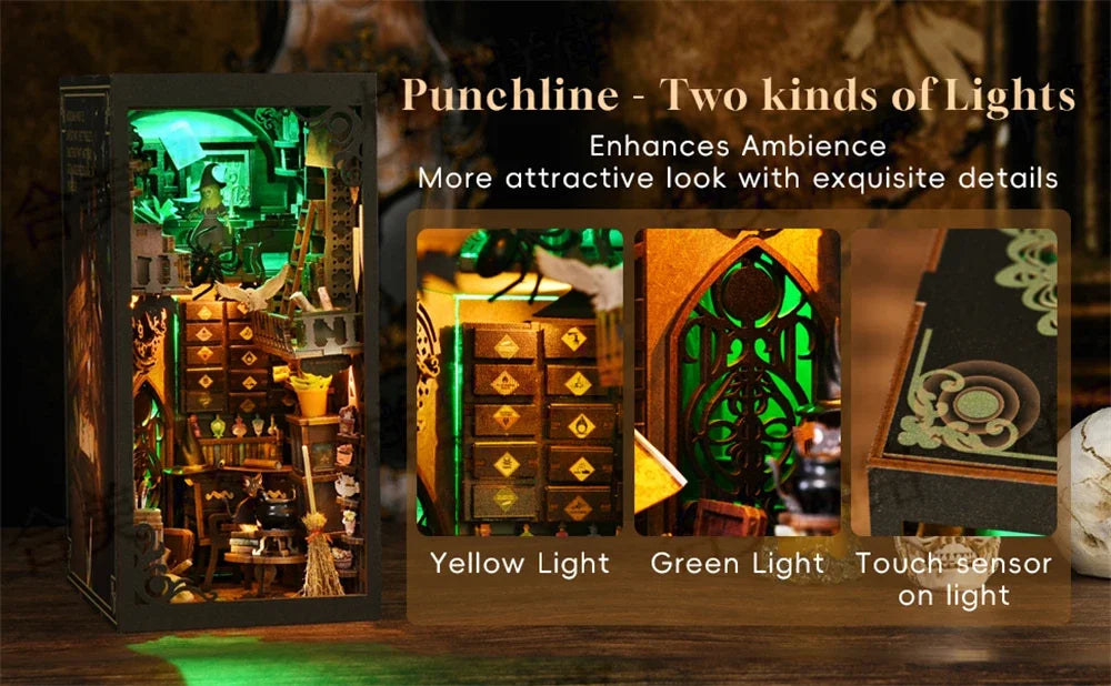 Arcane Wizard’s Study Book Nook