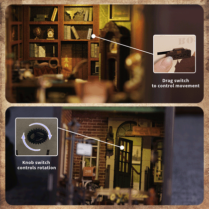 CUTE BEE Rose Detective Agency Book Nook