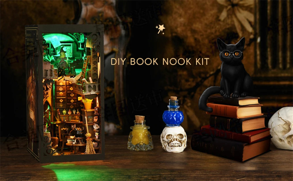 Arcane Wizard’s Study Book Nook