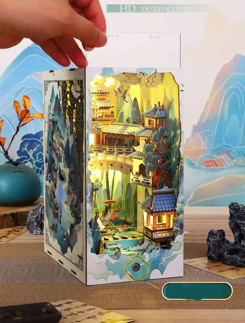 Zen Mountainside Temple Book Nook