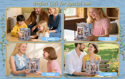 CUTE BEE Sweet Marie Pastry Shop Book Nook