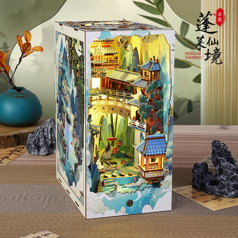 Zen Mountainside Temple Book Nook