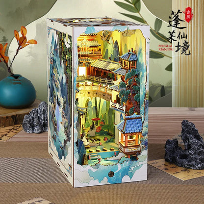 Zen Mountainside Temple Book Nook