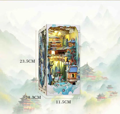 Zen Mountainside Temple Book Nook