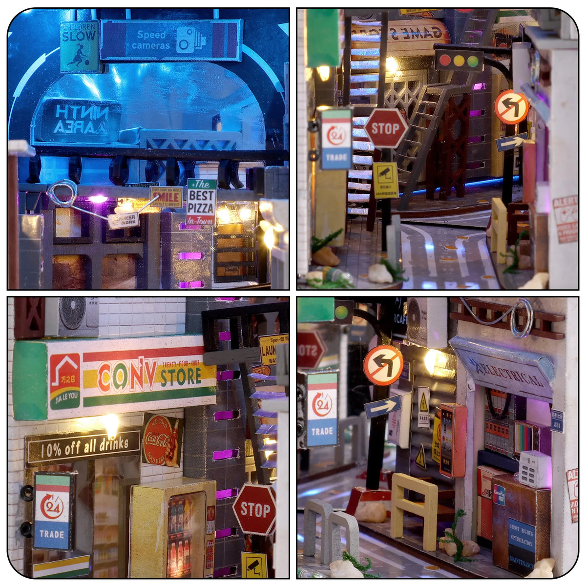 Cyber Night Market Book Nook