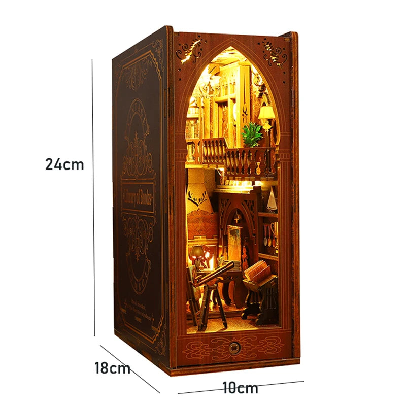 Magic Library Wooden Book Nook