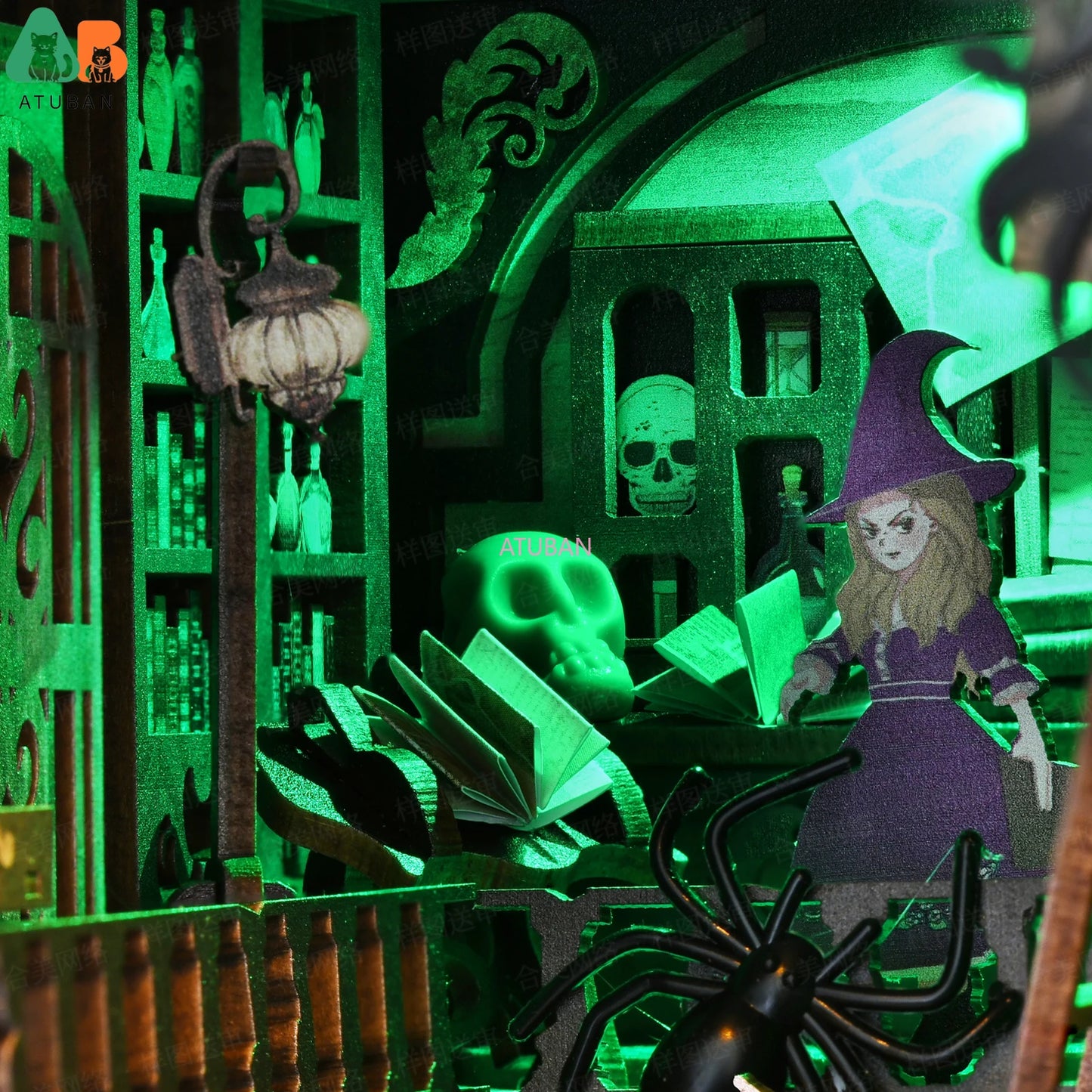 Arcane Wizard’s Study Book Nook