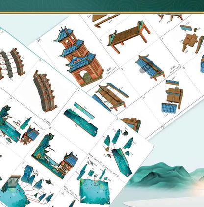 Zen Mountainside Temple Book Nook