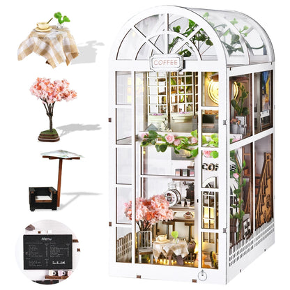 Sunlit Coffee Shop Book Nook