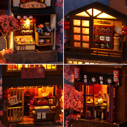 Japanese Lantern Street Book Nook