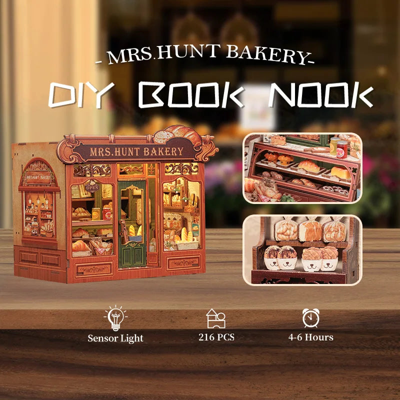 CUTE BEE Corner Coffee Shop Book Nook