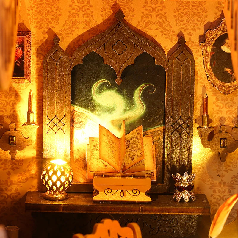 Magic Library Wooden Book Nook