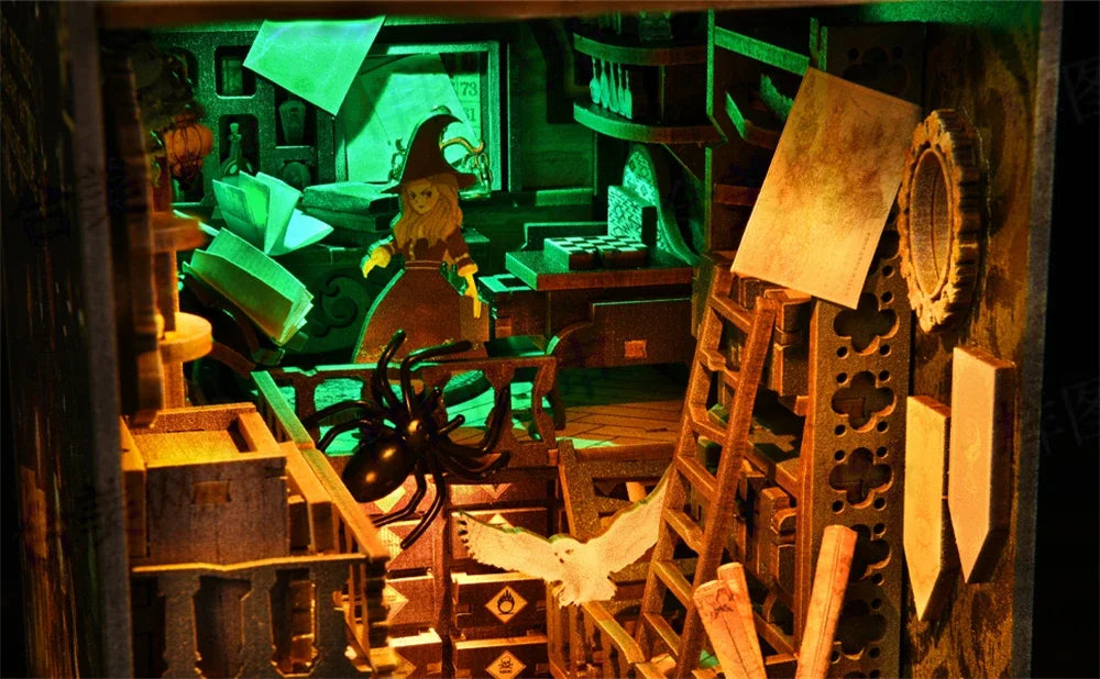 Arcane Wizard’s Study Book Nook