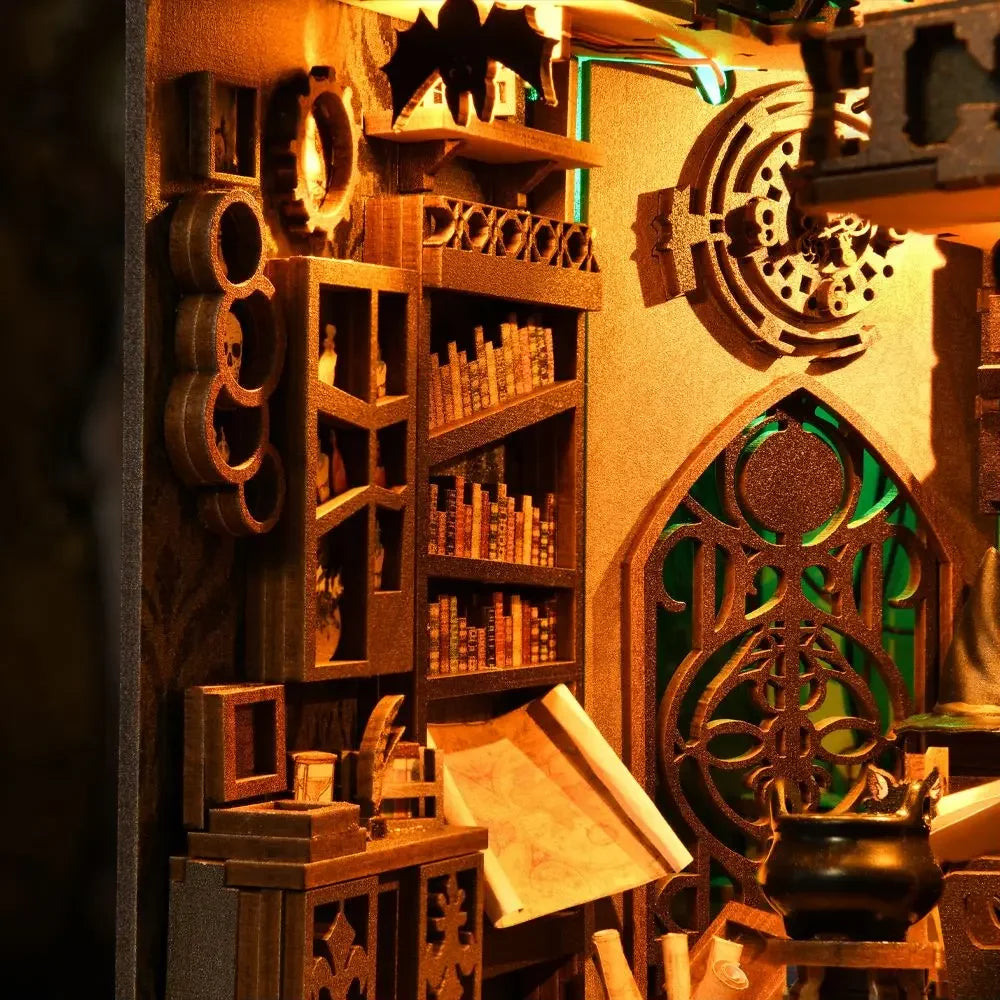 Arcane Wizard’s Study Book Nook