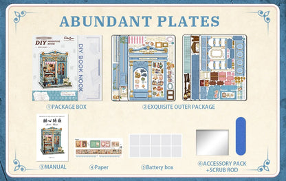 CUTE BEE Sweet Marie Pastry Shop Book Nook